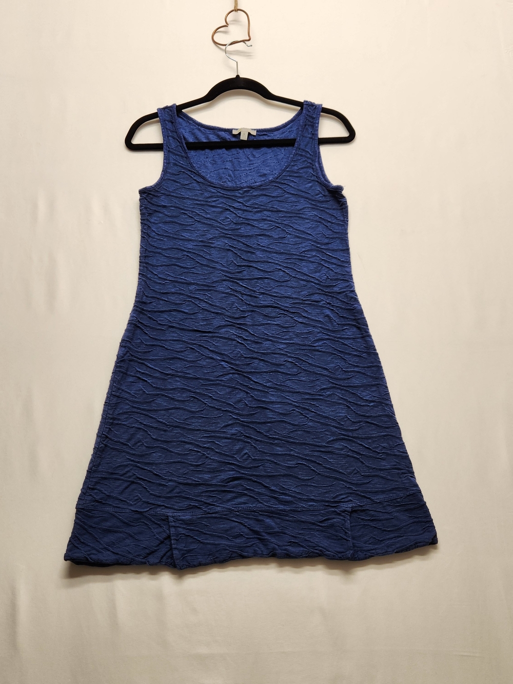 ⭐️Toad&Co Horny Toad Samba Wave Tank Dress Blue Small Organic Cotton Gorpcore